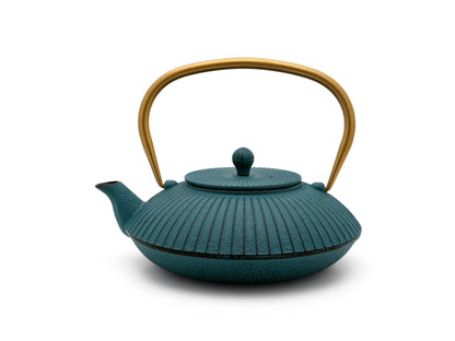 Cast Iron Teapot 1.1L Petrol Blue